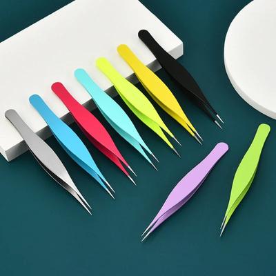 Neuer super spitzer Akne-Clip Akne-Nadel Wimpern-Verpflanzungsclip Mitesser-Clip Falsche Wimpern Pinzette Wimpern-Pinzette