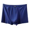 Pure Cotton Plus Size Men's Boxer Briefs - Loose Fit High Waist Underpants for Middle-Aged & Elderly Men