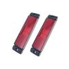 2x 12V 24V 4 LED Side Marker Lights Car External Warning Indicator Turn Signal Tail Light Position Lamps Trailer Truck Lorry Van