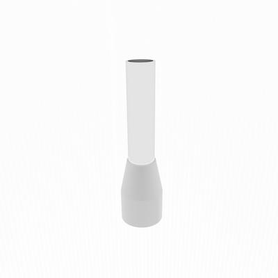 Insulated Cable Connector Sleeve Terminal 0.5mm2 White 100 Pcs