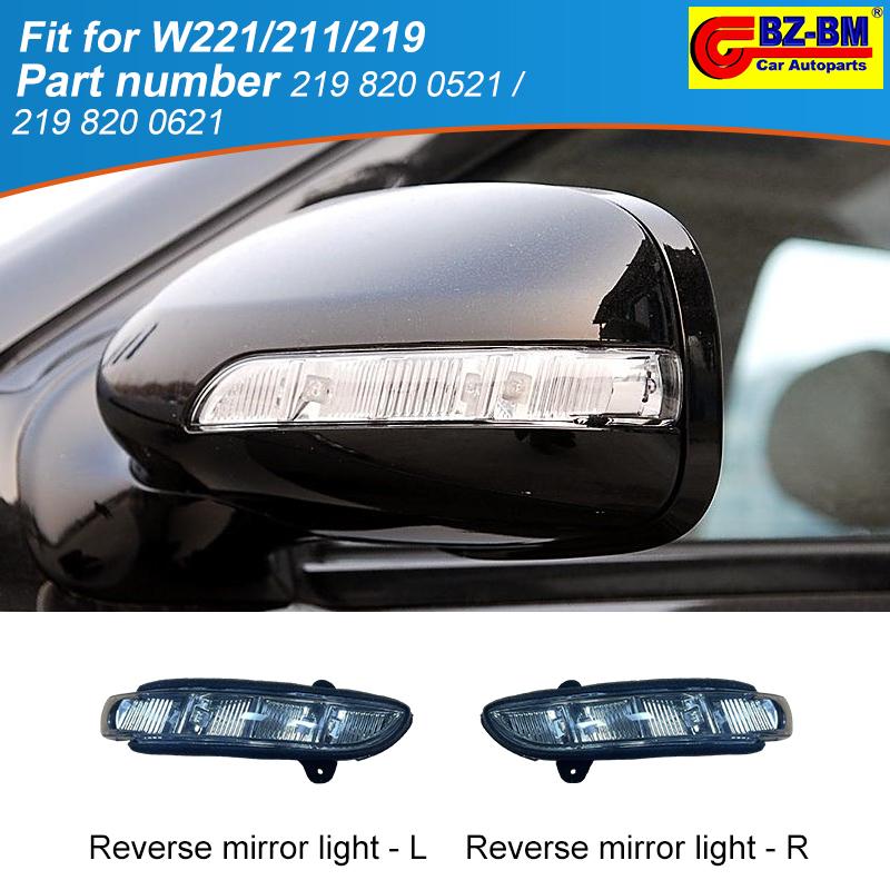 Rearview Side Mirror Turn Signal Lights For Mercedes Benz W211 W221 W219 E320 E350 E550 S600 2198200521 2198200621