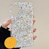 Iridescent Glossy Phone Case for iPhone 11 13 14 15 16 17 Pro 17 13 14 15 Pro Max High Quality Fantasy Floral Style Full Protection Shell