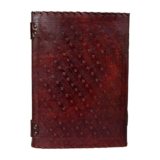 Leather Diary Journal Seven Chakra Medieval Stone with C Lock Daily Planner Guest Book
