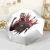 Ombrello Automatico Cristiano Ronaldo Design Retrattile con 8 Stecche Resistenza Design Pieghevole per Donna/Uomo Ombrello con Fantasia Vivace