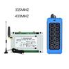 Remote Control Wireless Switch 12V-48V 12 Way Relay Receiver 12CH Transmitter