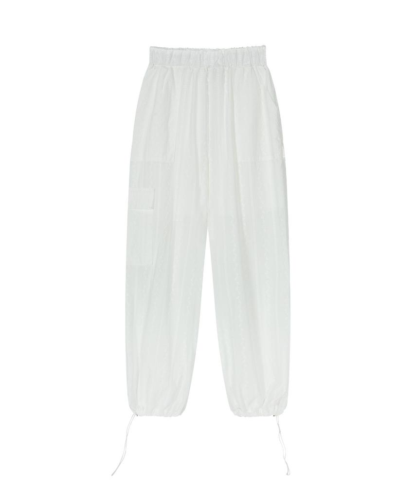Pabpeljeu Punched Cargo Pants [Ivory]