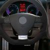 Hand-gestikt Zacht Zwart Suede Auto Stuurhoes Voor Volkswagen VW Golf GTI 5 V R32 Scirocco Tiguan passat Variant
