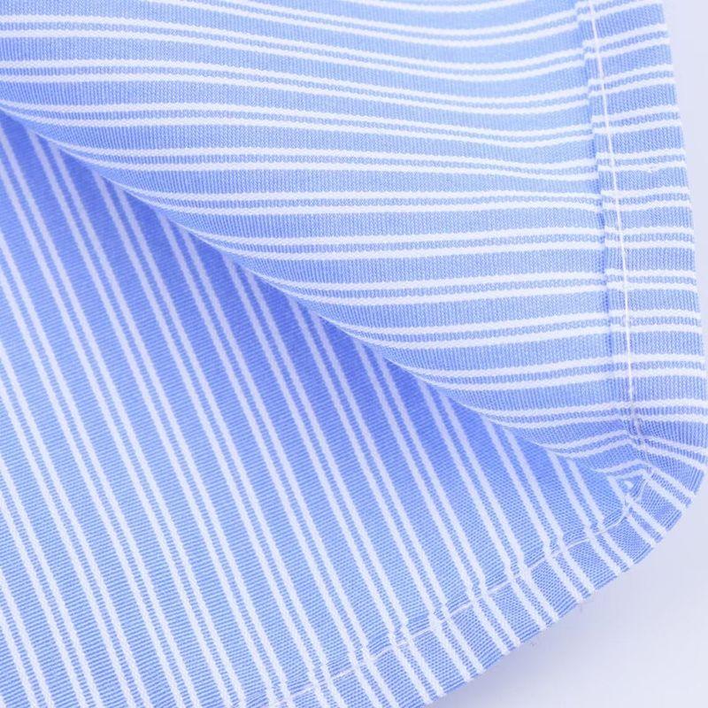 Kaslead New Women Clothes Western Style Elegant All-Match Waist Hugging Stripe Commuter Style Shirts