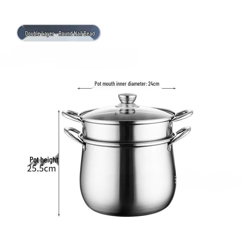 

24cm Soup Pot with External Steamer