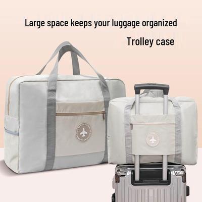 Women's Large-Capacity Foldable Travel Bag - Handheld, Short-Distance, Maternity, Student, Trolley-Compatible Storage