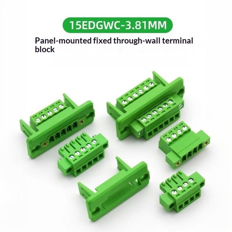 Wanddurchgangspanel-Anschlussklemme 3,81 mm Raster Steckerbares Set für Wohnmobil-Schaltkreis-Upgrade-Reparaturen