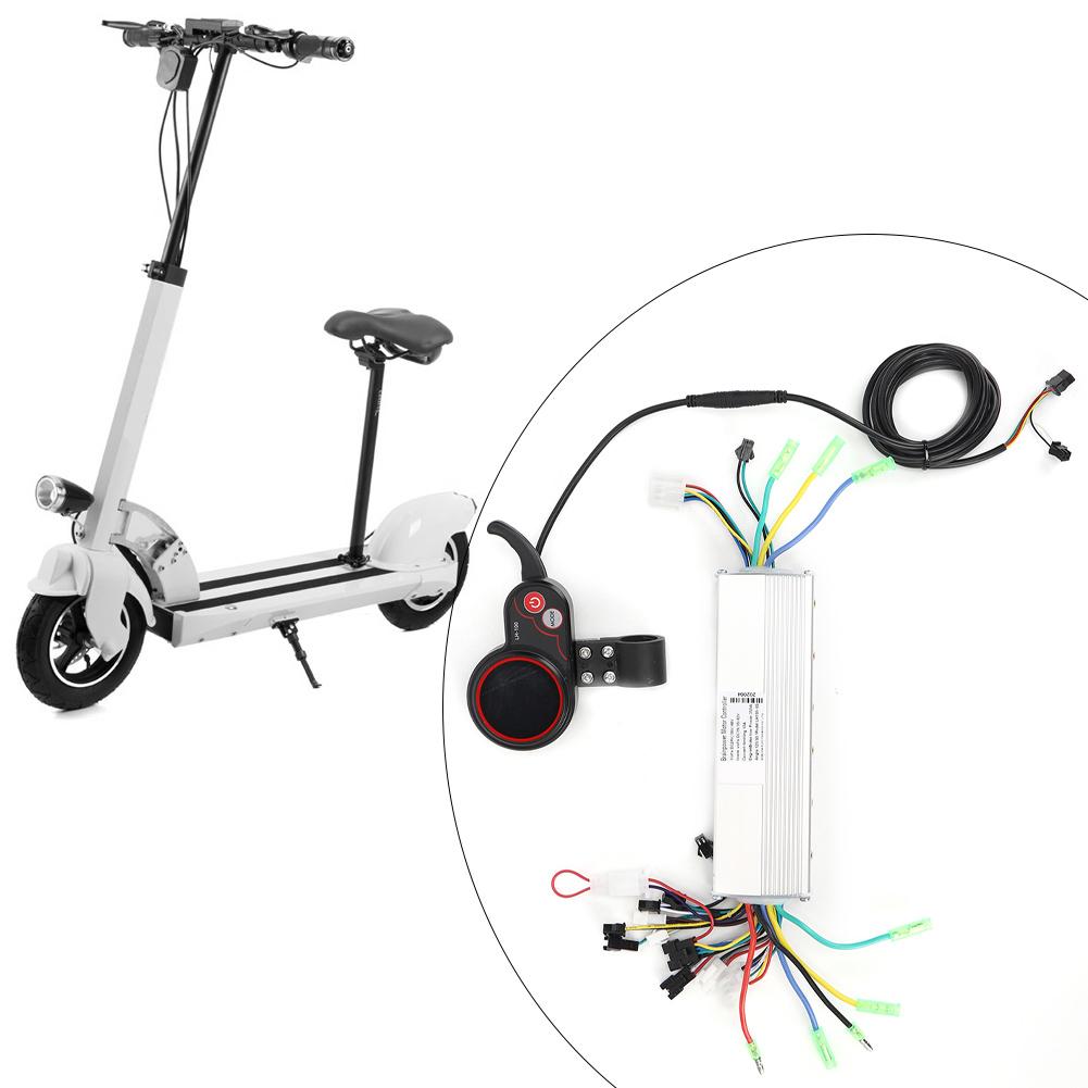 Controler Ecran Color LCD Accelerație de Deget Mare Dublă Acționare pentru Trotinetă Electrică Instrument Bicicletă Electrică de Munte 60V