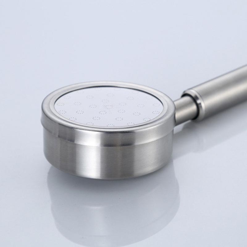 Stainless Steel Handheld Pressurized Shower Head Set 304 Nozzle