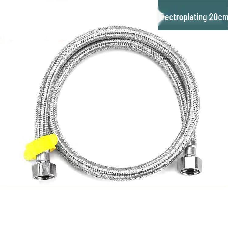 304 Stainless Steel High Pressure Flexible Hose for Water Heater - Hot/Cold Inlet