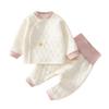 Set di abbigliamento Autunno/Inverno a vita alta per neonati e bambini piccoli: Intimo per Bambini in 2 Pezzi