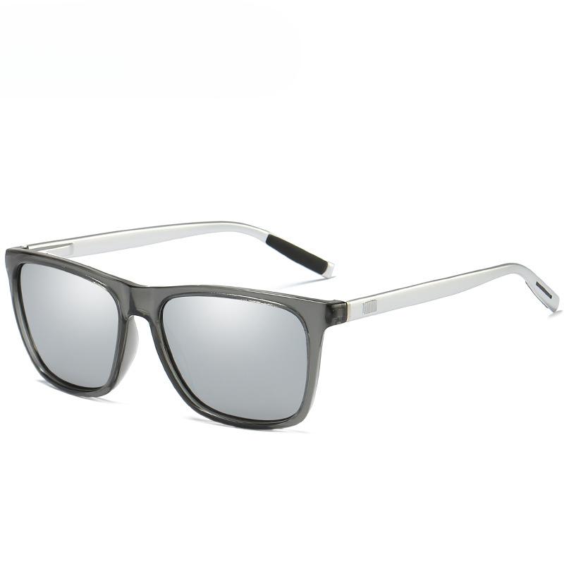 Polarized Sunglasses for Men and Women Colorful Fashion Aluminum-magnesium Spring Temple Sunglasses