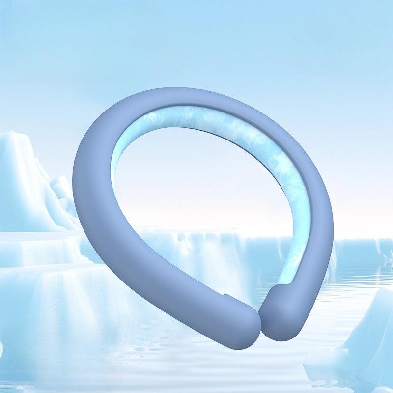 

Summer Sports Outdoor Ice Halterneck Fan Neck Ring Scarf Cold Baby Stick Prevent Heat Stroke Portable Convenient and Practical