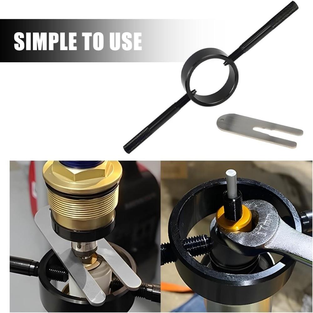 Aluminium Motorcycle Fork Spring Compressor Tool Radial Pin Spanner Ergonomically Fork Spring Compressor