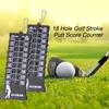 Golf Scoreboard Anti-crack Waterproof Clearly Marked Thickened Golf Scoring Metal 18 Hole Golf