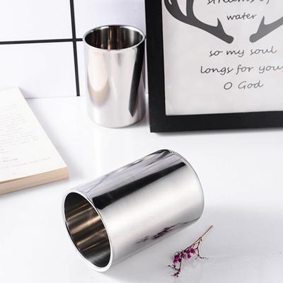 Yousheng 280ml/430ml Bicchiere da Birra Resistente al Calore Riutilizzabile a Doppio Strato Facile da Pulire Tazza per Gargarismo Bicchiere da Acqua Forniture per la Casa