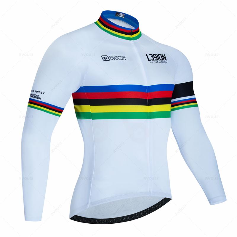 2026 Ademend Wielrenpak Set Heren Lente Sport Wielertrui Herfst Mtb Fietskleding Zomer Lange Mouw Triathlon Mountainbike Koersbroek Set