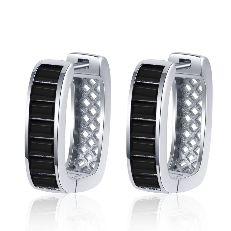 Fashionable and Personalized New U-shaped Earbuds Zircon Personality Trendy Women's High-end Girls' Earrings