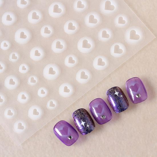 Naklejka na paznokcie Ultracienka Samoprzylepna Mocna Przyczepność Kreatywny Kształt Łatwa w Aplikacji Papier Ozdobny Paznokieć Samoprzylepny