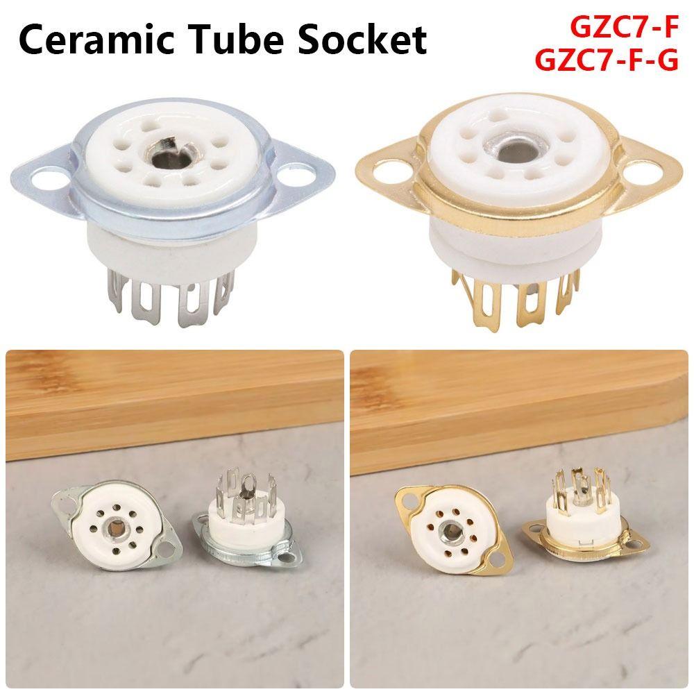 1Pcs DIY Valve Base PCB Mount GZC7-F GZC7-F-G for EAA91 EC92 6X4 EZ90 6Z4 EF95 Audio Amplifier