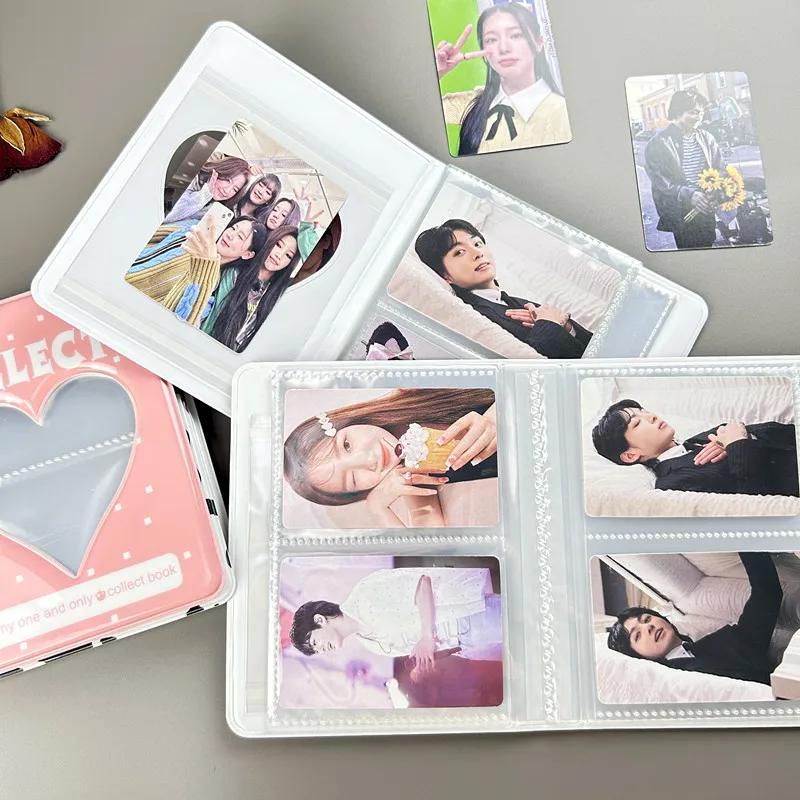 3 inch 64/160 Pockets Mini Photo Album Cartoon Album Photo Holder Book Collect Kpop Album De Fotos Kpop Photocard Binder