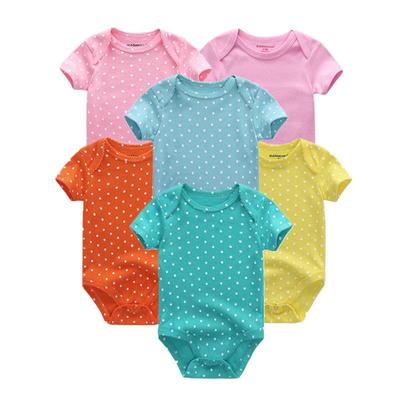 Newborn Baby Bodysuits Short Sleevele Baby Clothes O-Neck Baby Jumpsuits