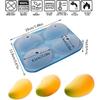 4 Holes 3D Mango Shape Cake Mold Fruit Pudding Ice Tray Mold Jelly Pastry Ice Cream Mould Mousse Cake Baking Molds