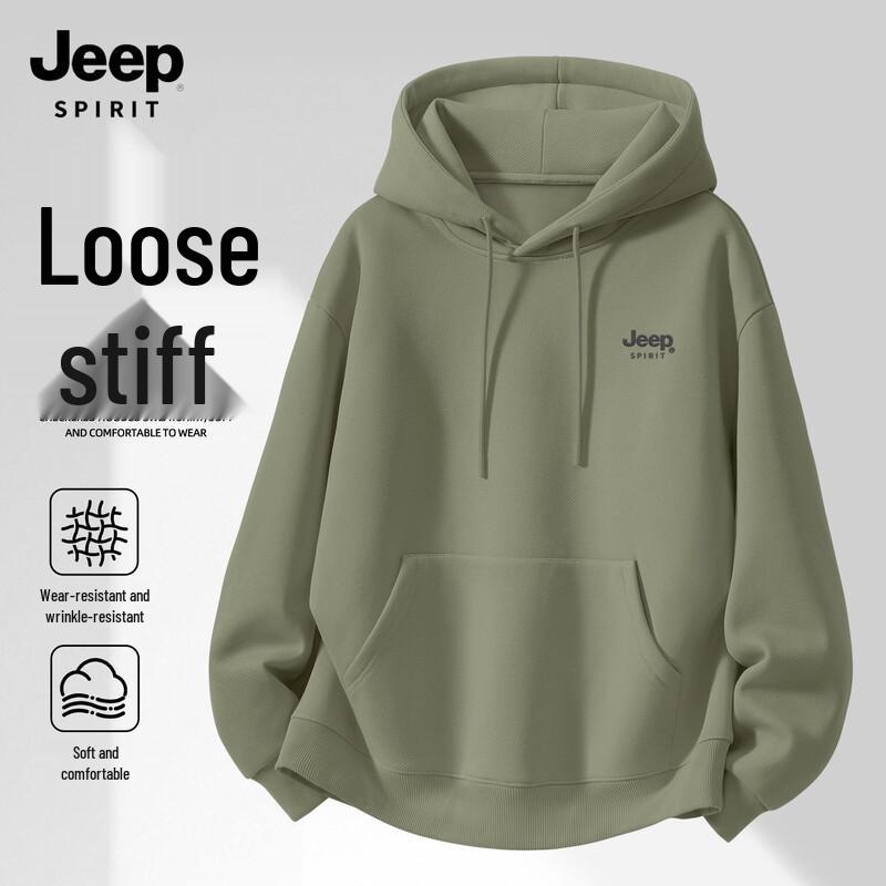 JEEP SPIRIT Men s 2026 American Style Hooded Sweatshirt XL