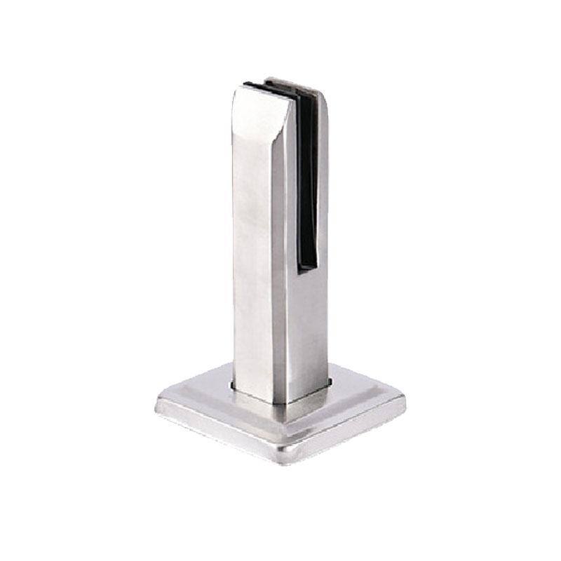 304 Stainless Steel Floor Mount Glass Clip Floor Window Durable Minimalist
