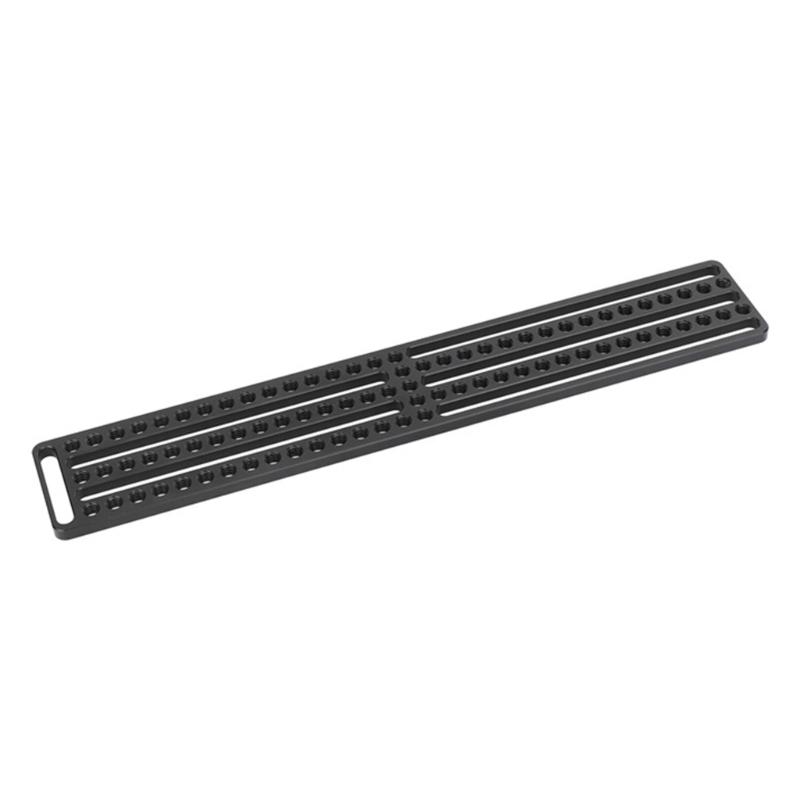 Professional Metal Camera Mounting Cheese Plate with 30mm Extension and Multiple 1/4 Thread Holes for Gear Installation