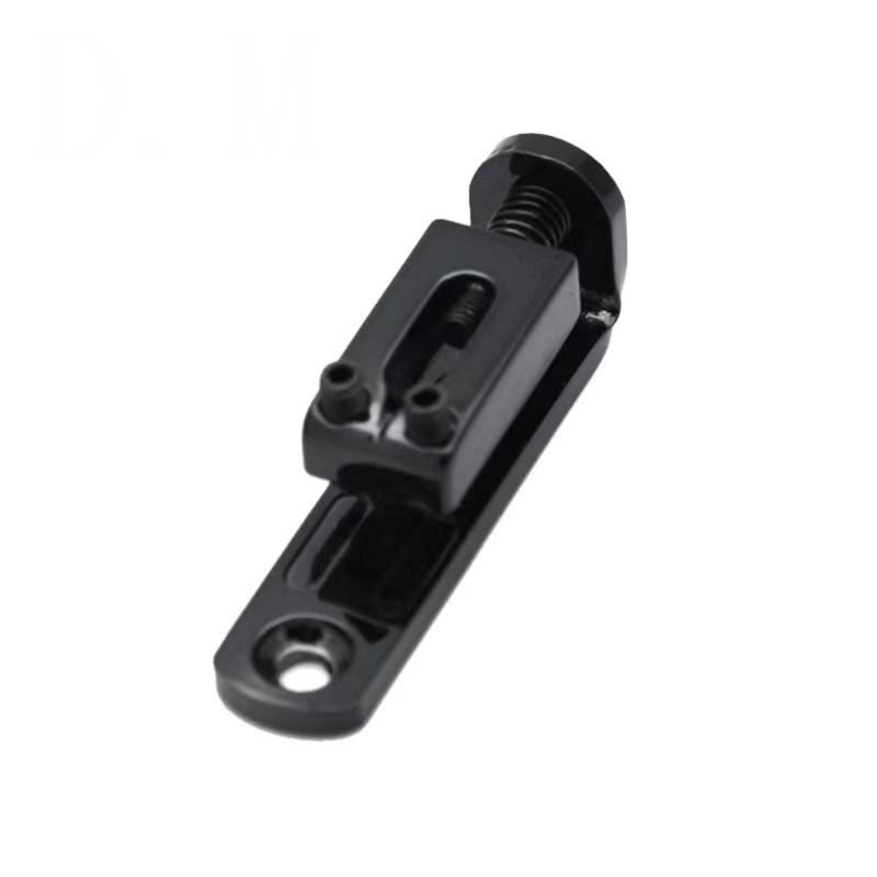 Universal Fit Electric Guitar Bridge Compatible Across Multiple Brands Metal Texture for Improved Instrument Sound