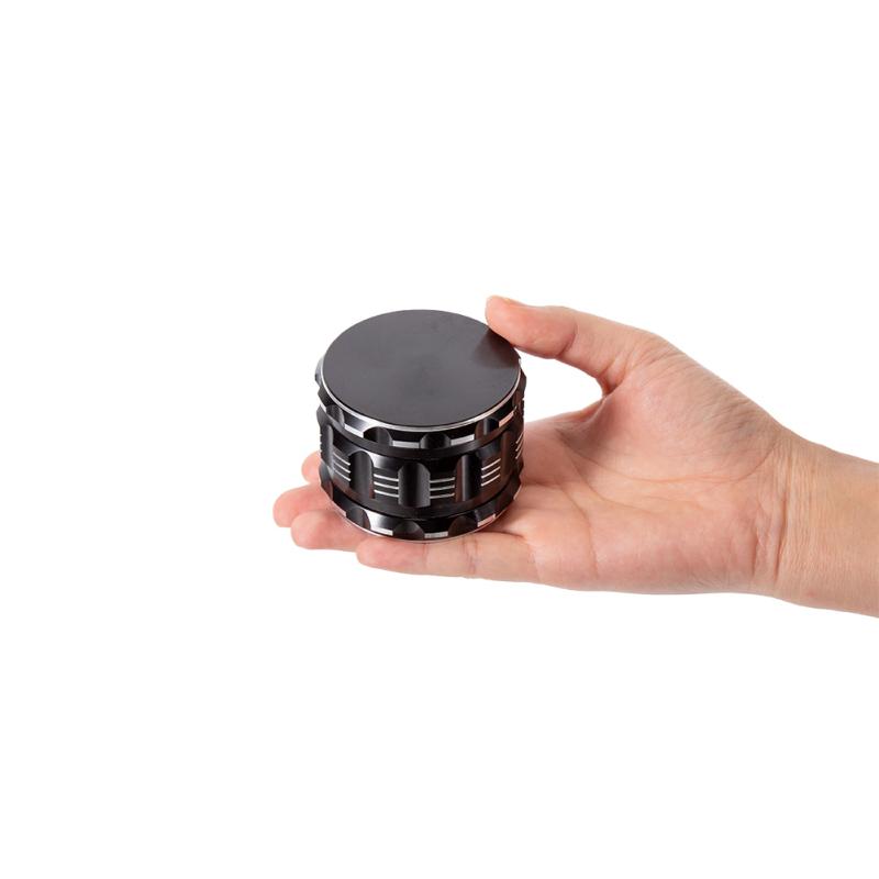 63mm Herb Grinder 4-layer Aluminum Alloy Smooth Plate Cigarette Crusher
