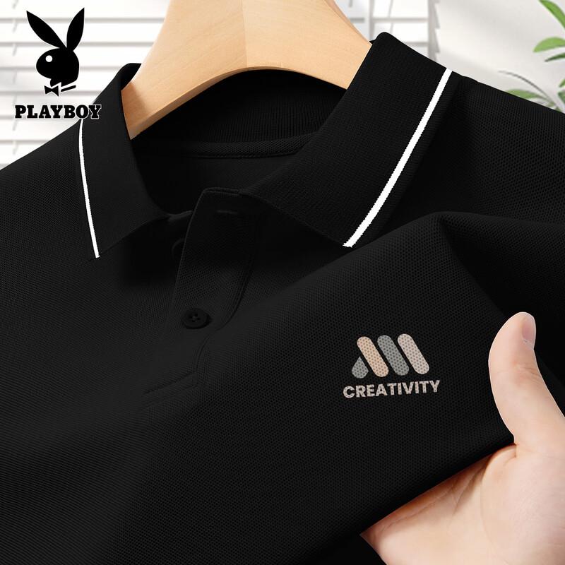 

PLAYBOY Men s Slanted K Polo Shirt 2XL