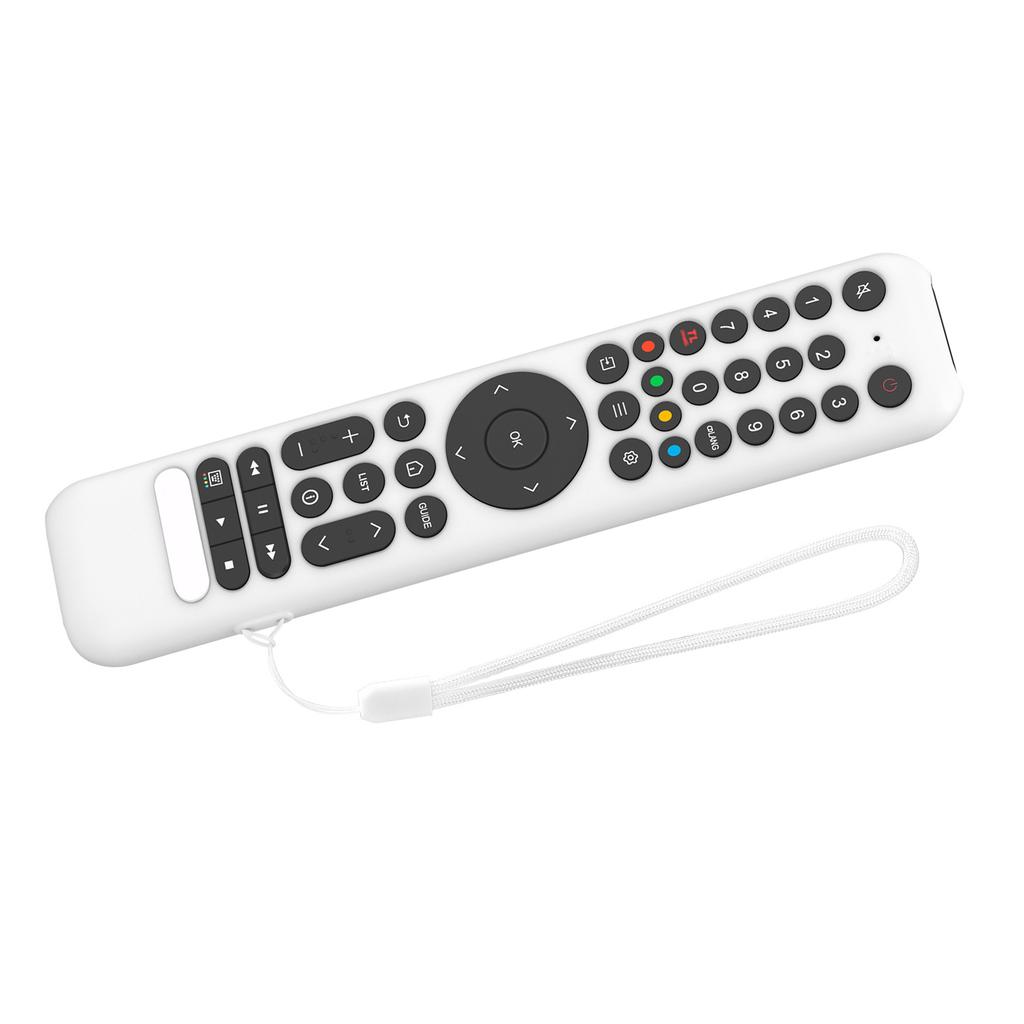 Schutzhülle aus Silikon für TCL RC716 RC833 Fernbedienung mit rutschfestem Design und abnehmbarem Lanyard