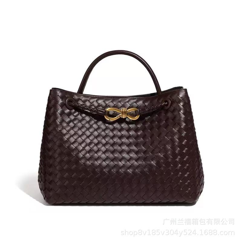 Nieuwe handgeweven tas grote capaciteit tote handtas modetrend veelzijdige enkele schouder messenger casual dames tas