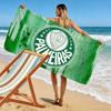 SE Palmeiras Print Beach Towel, Large Soft Quick Dry Towel for Beach Camping Swimming