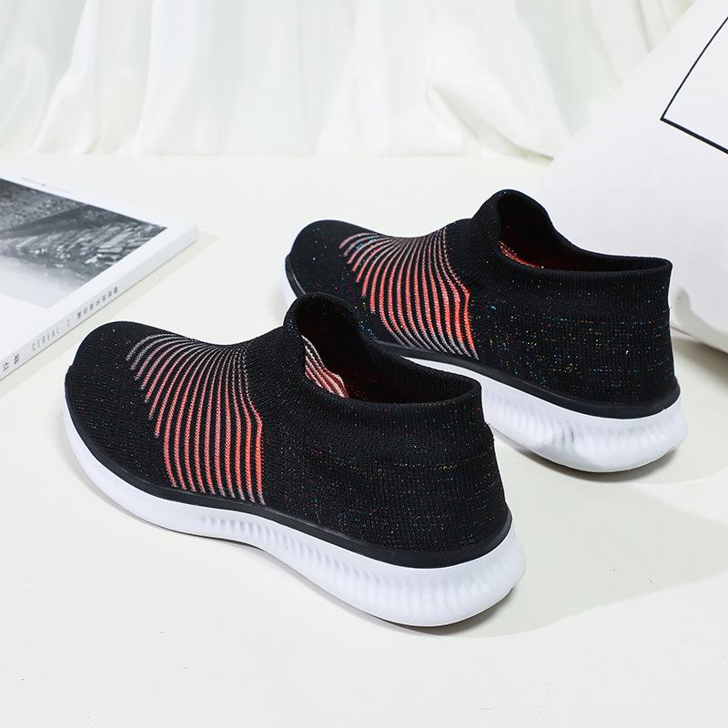 Large Size Elastic Socks Shoes 1 Fly-woven Breathable Mesh Sneakers Large Size 2