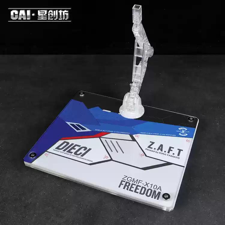 XingChuang Studio RG/MGSD Wing Zero EW Custom Display Stand Action Figure Bracket Great for Daily Use Perfect for Gifting