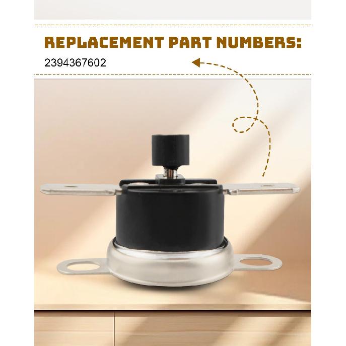 Thermal Switch Fit for Bradford White Water Heater Replaces 2394367602, Resettable