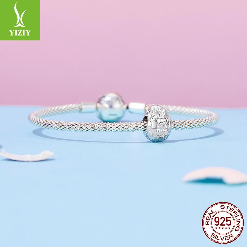 Source 925 Silver Easter Bunny Egg Diy Bracelet String Beads