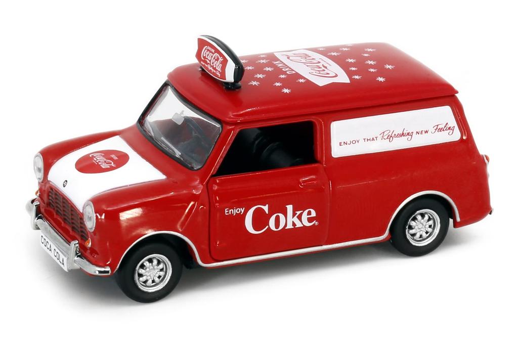 Tiny City Scale Morris Mini Cooper Diecast Model Car 1/50 Coca-Cola