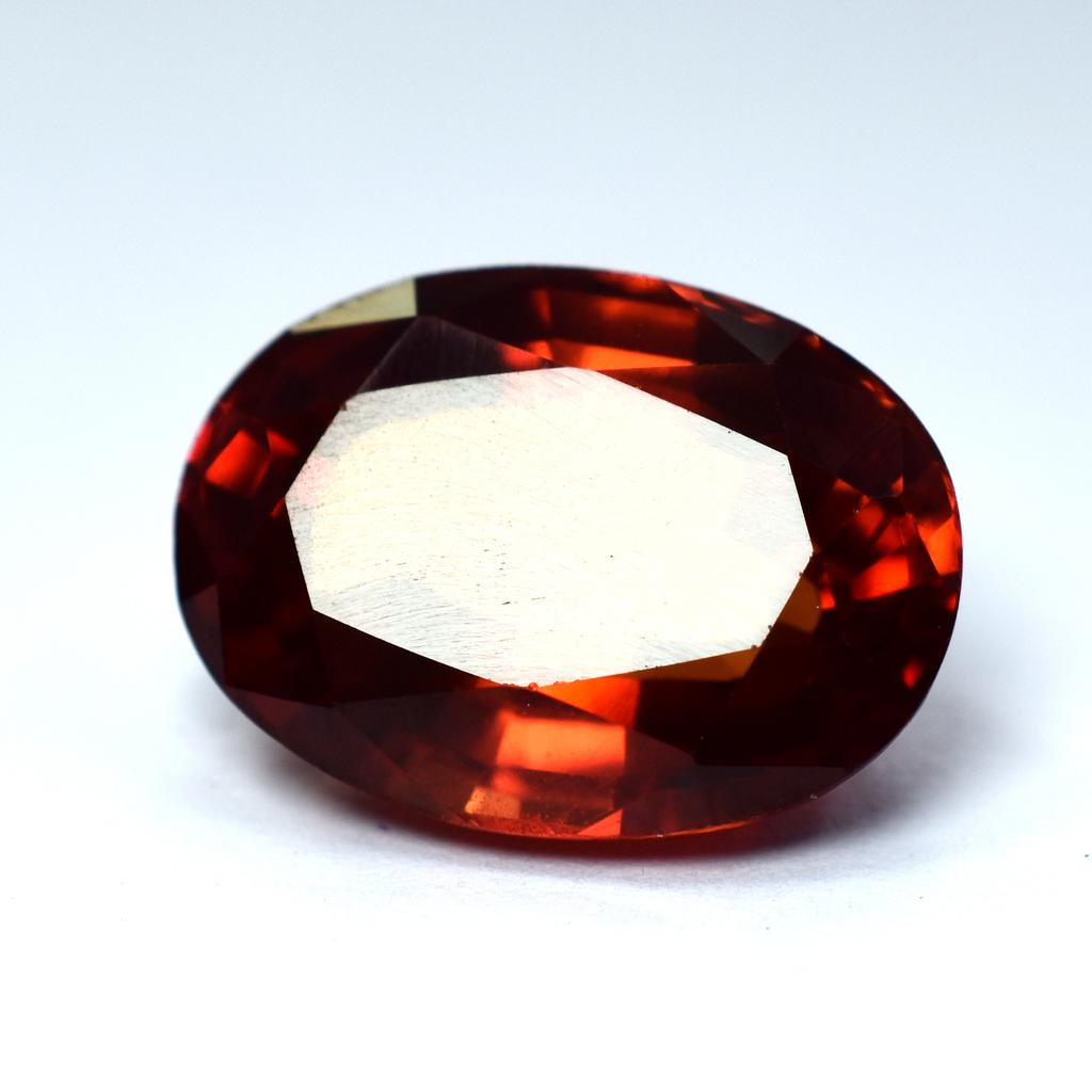 Excellent Natural Orange Sapphire Oval Cut 10.50 Carat Loose Gemstone CERTIFIED