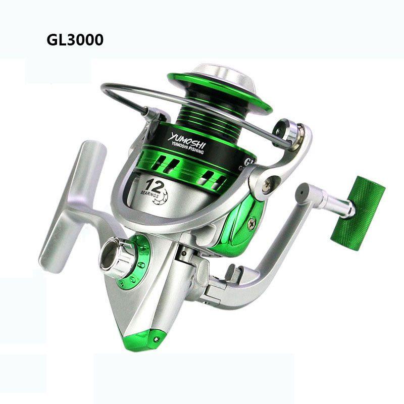 Premium Quality 12bb 5.51 Lure Spinning Reel With Metal Spool For Freshwater And Saltwater