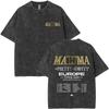 Vintage Gewaschen Rapper Maluma Pretty Dirty Europet Tour 2025 T-Shirt Herren Damen Mode Übergroßes T-Shirt Männlich Hip Hop18