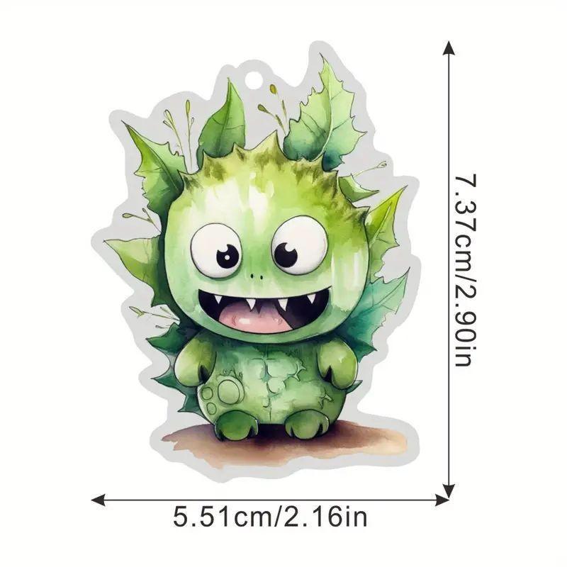 Delightful Acrylic Monster Hanging Keychain Multifunctional Car Decoration Gift For Occasions Festive