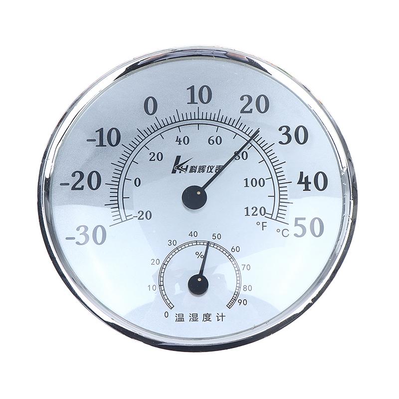 2-in-1 Wandmontiertes Haushalts-Thermometer Hygrometer Wetterstation Hängeanzeige Luftwetterinstrument